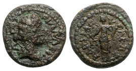 Lucilla (Augusta, 164-182). Cilicia, Mopsus. Æ (22mm, 7.95g, 12h). Draped bust r. R/ Dikaiosyne standing l., holding scales and cornucopia. RPC IV.3 5...