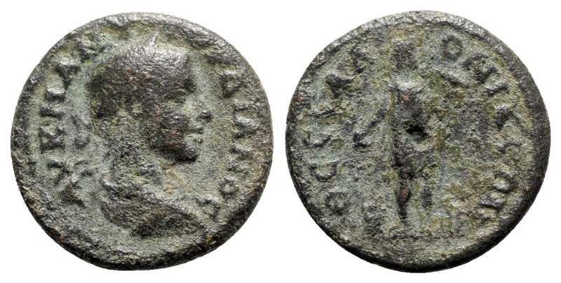 Gordian III (238-244). Macedon, Thessalonica. Æ (24.5mm, 7.83g, 6h). Laureate, d...