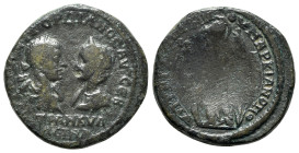 Gordian III and Tranquillina (238-244). Moesia Inferior, Marcianopolis. Æ Pentassarion (26.5mm, 10.85g, 12h). Tertullianus, legatus consularis. Laurea...