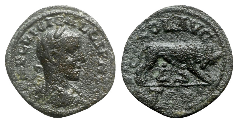 Gallienus (253-268). Troas, Alexandria. Æ (22mm, 8.38g, 12h). Laureate, draped a...