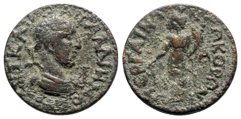 Gallienus (253-268). Pamphylia, Perge. Æ 10 Assaria (30mm, 16.99g, 6h). Laureate...