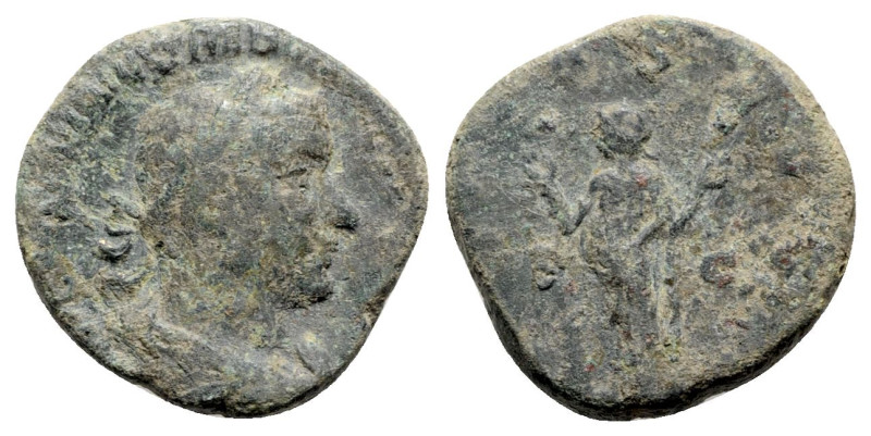 Trebonianus Gallus (251-253). Æ Sestertius (26mm, 13.32g, 12h). Rome, 251-2. Lau...