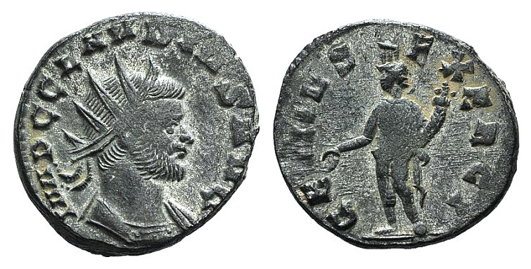 Claudius II (268-270). Radiate (20mm, 2.50g, 6h). Rome, 268-9. Radiate, draped a...