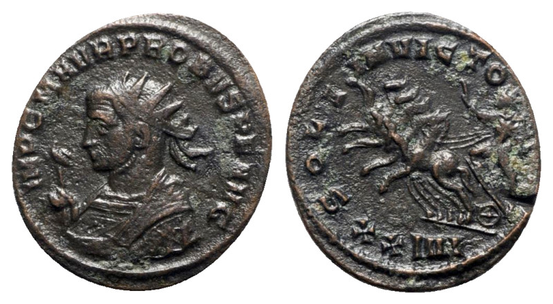 Probus (276-282). Radiate (23mm, 3.26g, 12h). Siscia, AD 277. Radiate bust l. in...