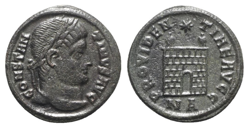 Constantine I (307/310-337). Æ Follis (20mm, 2.47g, 12h). Nicomedia, 326-7. Laur...