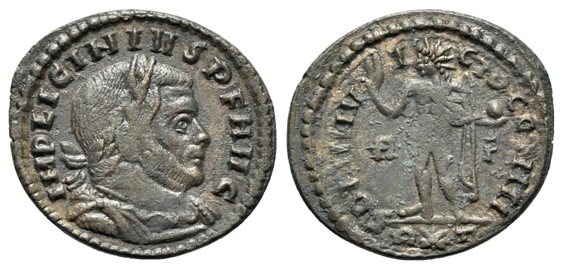 Licinius I (308-324). Æ Follis (21mm, 2.98g, 12h). Rome, AD 314. Laureate and cu...