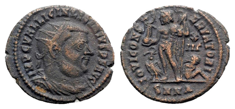 Licinius I (308-324). Æ Follis (20.5mm, 2.58g, 6h). Nicomedia, 321-4. Radiate, d...