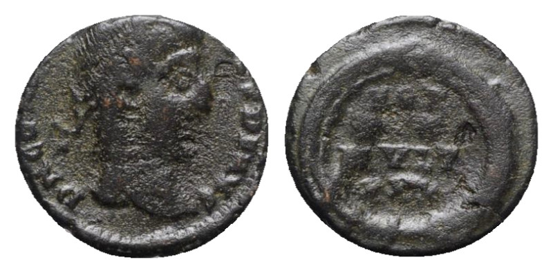 Constantius II (337-361). Æ (14mm, 1.15g, 6h). Antioch(?). Diademed head r. R/ V...