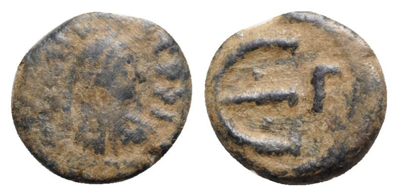 Anastasius I (491-518). Æ 5 Nummi (15mm, 2.27g, 12h). Constantinople, 517-8. Dia...