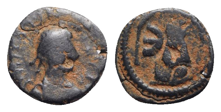 Justin I (518-527) or Justinian I (527-565). Æ 5 Nummi (12mm, 1.82g, 6h). Theoup...