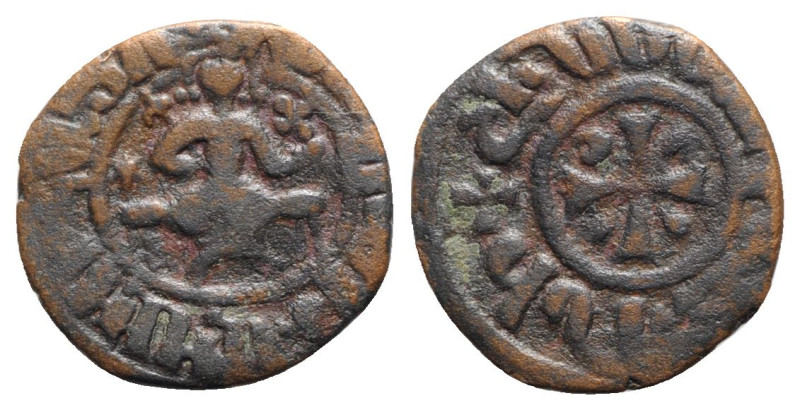 Cilician Armenia, Hetoum I (1226-1270). Æ Kardez (21mm, 3.53g). Sis mint. Hetoum...