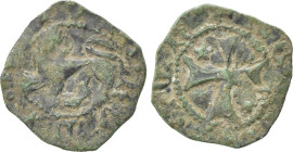 Italy, Rome. Senate, c. 12th-14th century. BI Picciolo (14mm, 0.51g). Lion l. R/ Cross. Biaggi 2117. VF