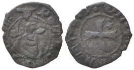 Italy, Rome. Senate, c. 13th-14th century. BI Picciolo (14mm, 0.45g). Roma enthroned facing. R/ Cross; star in fourth quarter. Biaggi 2120. Rare, VF