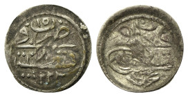 Ottoman Empire, Mahmud II (1808-1839). AR Para (13.5mm, 0.20g, 12h). Constantinople, AH 1223/15. KM 557. Near VF