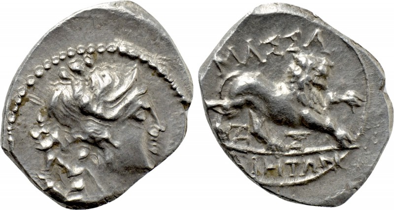 GAUL. Messalia. Tetrobol (Circa 150-130 BC). 

Obv: Draped bust of Artemis rig...