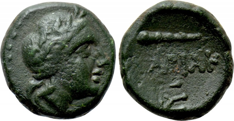 KINGS OF SKYTHIA. Sariakes (Circa 180-168/7 BC). Ae. 

Obv: Laureate head of A...