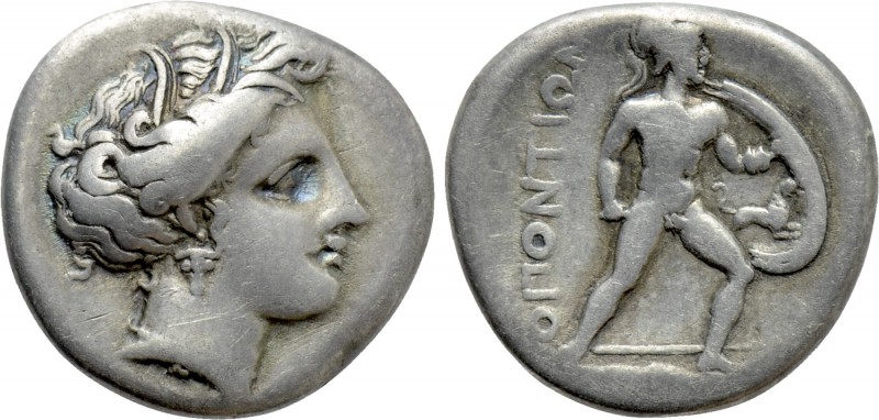 LOKRIS. Lokri Opuntii. Hemidrachm or Triobol (Circa 340-330 BC). 

Obv: Head o...