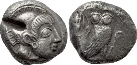 ATTICA. Athens. Tetradrachm (Circa 485/0 BC).