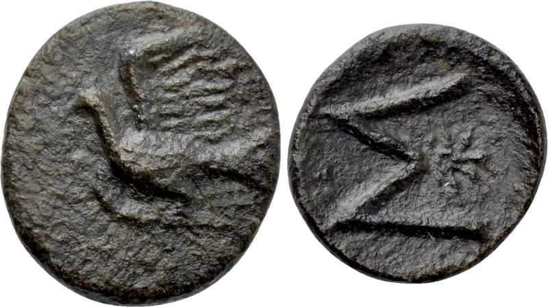 SIKYONIA. Sikyon. Ae Chalkous (Circa 365/45-335/30 BC). 

Obv: Dove flying lef...