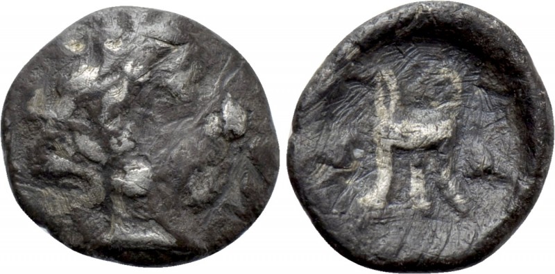 ELIS. Zakynthos. Obol (Circa 431-394 BC). 

Obv: Laureate head of Apollo right...