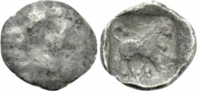 ASIA MINOR. Uncertain. Hemiobol(?) (Circa 5th century BC).