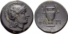 AEOLIS. Myrina. Ae (Circa 5th-3rd centuries BC).