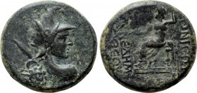 LYCAONIA. Ikonion. Ae (1st century BC). Menedem- Timotheos, magistrate.