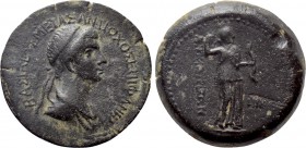 KINGS OF COMMAGENE. Antiochos IV Epiphanes (38-40 and 41-72). Ae Oktachalkon. Anemourion. Dated year 12 (of Nero? [65/6]).