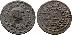 PAMPHYLIA. Side. Salonina (Augusta, 254-268). Ae 10 Assaria.