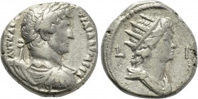 EGYPT. Alexandria. Hadrian (117-138). BI Tetradrachm. Dated RY 14 (129/30).