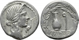 Q. CAECILIUS METELLUS PIUS. Denarius (81 BC). Rome.
