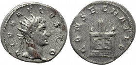DIVUS AUGUSTUS (Died 14). Antoninianus. Rome. Struck under Trajanus Decius.