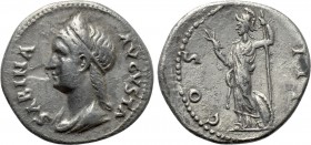 SABINA (Augusta, 128-136/7). Denarius. Uncertain eastern mint.