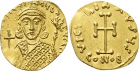 PHILIPPICUS (BARDANES) (711-713). GOLD Tremissis. Constantinople.