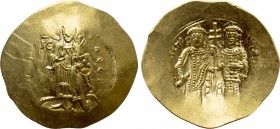 ALEXIUS III ANGELUS-COMNENUS (1195-1203). GOLD Hyperpyron. Constantinople.