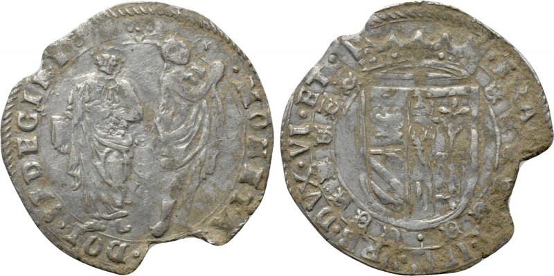 ITALY. Urbino. Francesco Maria II della Rovere (1574-1621 & 1623-1624). 2 Sedici...