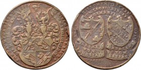GERMANY. Medal (1559?). Possibly commemorating the Marriage of Hieronymus Beck von Leopoldsdorf.
