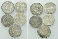 5 Coins of the Holy Roman Empire.