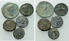 5 Roman Provincial Coins.