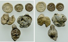 6 Lead Coins and Seals.