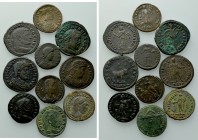 10 Large Late Roman Coins .