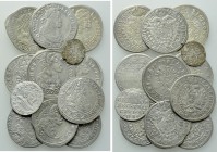 12 Coins of Austria, Hungary and Poland.