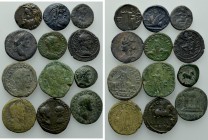 12 Roman and Greek Coins.