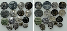 16 Greek Coins.