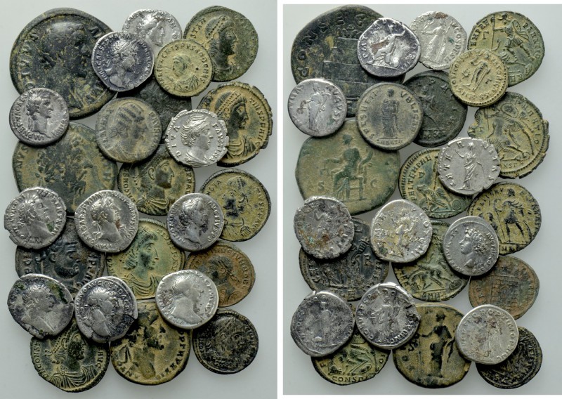 25 Roman Coins. 

Obv: .
Rev: .

. 

Condition: See picture.

Weight: g...