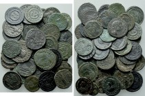 Circa 40 Late Roman Coins.