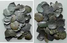 Circa 50 Coins of the Late Byzantine Empire.