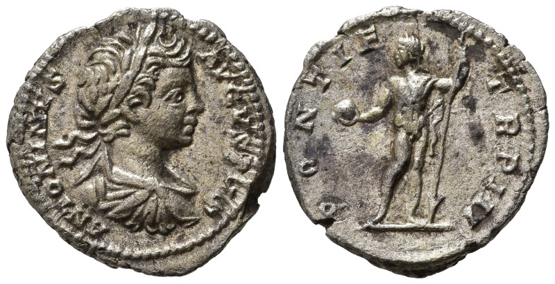 Impero Romano. Caracalla (198-217). Roma. Denario. Ag (3,34 g). Busto laureato a...