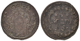 CORTE. Isola di Corsica. Pasquale Paoli Generale (1762-1768). 4 soldi 1767. Mi (1,45 g). MIR 4/6. BB
