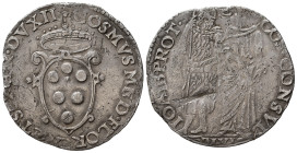 FIRENZE. Cosimo I De' Medici (1555-1569). Giulio. Ag (2,95 g). qBB